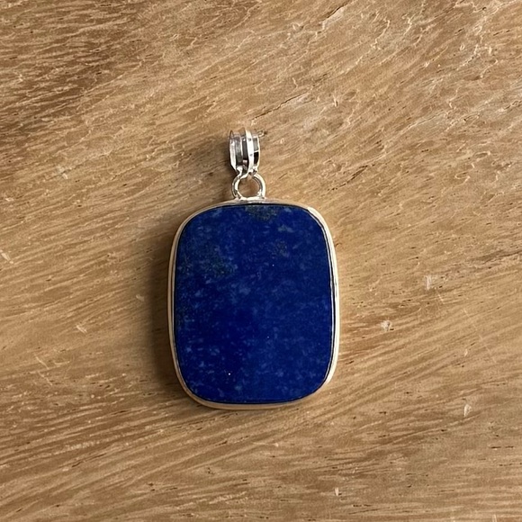 NWOT Sundance Snow on the Lake Pendant, Lapis Lazuli, Sterling Silver - Picture 4 of 7